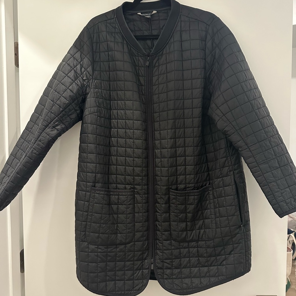 Athleta Grandview Primaloft Black Quilted Jacket